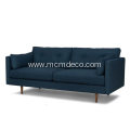 Anton Twilight Blue Fabric Sofa